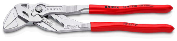 KNIPEX 86 03 250 SB Pliers Wrench pliers and a wrench in a single tool with plastic coating chrome-plated