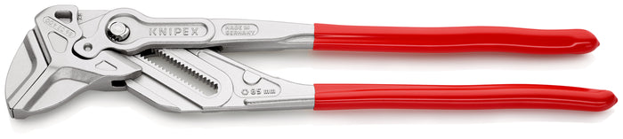 KNIPEX 86 03 400 Pliers Wrench XL pliers and a wrench in a single tool with plastic coating chrome-plated 400 mm