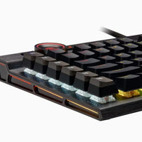 Corsair K100 RGB Optical-Mechanical Wired CORSAIR OPX Switch Keyboard with RGB Backlighting – Black.
