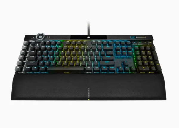 Corsair K100 RGB Mechanical Wired CHERRY MX SPEED Switch Keyboard with RGB Backlighting – Black.