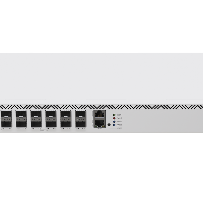 MikroTik Cloud Core Router with 12 Port SFP28 2 Port QSFP28 16 Core CPU | CCR2216-1G-12XS-2XQ-MT-RBCCR2216-1G-12XS-2XQ
