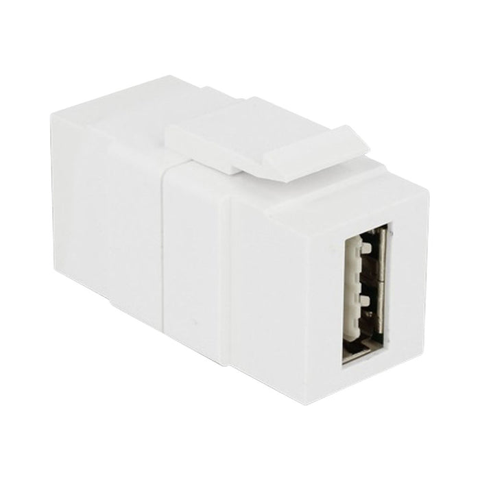 DELOCK USB2.0 AF TO AF KEYSTONE, WHITE (86353) - DELOCK-86353