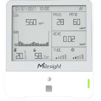 Milesight Indoor Ambience Monitor - Temp, Humidity, PIR, Light, TVOC, CO2, HCHO, Barometric, PM*