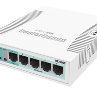 MikroTik CSS106-5G-1S Smart Desktop Switch 5 Port Gigabit 1SFP | RB260GS-MT-RB260GS