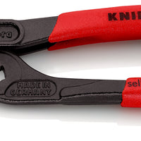 KNIPEX 87 01 180 SB Cobra® High-Tech Water Pump Pliers with non-slip plastic coating grey atramentized 180 mm