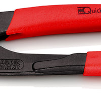 KNIPEX 87 21 300 SB Cobra® QuickSet High-Tech Water Pump Pliers with non-slip plastic coating grey atramentized 300 mm