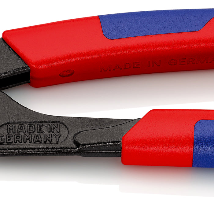 KNIPEX 87 22 250 SB Cobra® QuickSet High-Tech Water Pump Pliers with slim multi-component grips grey atramentized 250 mm