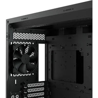 5000D Airflow Black Tempered Glass Mid-Tower; Black - 4x3.5''; 2x2.5''; Up to 360mm Liquid Coolers - ATX Chassis