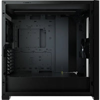 5000D Airflow Black Tempered Glass Mid-Tower; Black - 4x3.5''; 2x2.5''; Up to 360mm Liquid Coolers - ATX Chassis