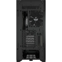 5000D Airflow Black Tempered Glass Mid-Tower; Black - 4x3.5''; 2x2.5''; Up to 360mm Liquid Coolers - ATX Chassis
