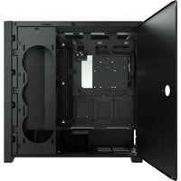 5000D Airflow Black Tempered Glass Mid-Tower; Black - 4x3.5''; 2x2.5''; Up to 360mm Liquid Coolers - ATX Chassis