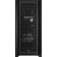 5000D Airflow Black Tempered Glass Mid-Tower; Black - 4x3.5''; 2x2.5''; Up to 360mm Liquid Coolers - ATX Chassis