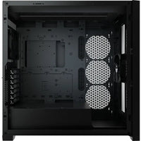5000D Airflow Black Tempered Glass Mid-Tower; Black - 4x3.5''; 2x2.5''; Up to 360mm Liquid Coolers - ATX Chassis
