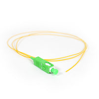 ACCONET OPEN ENDED LC/APC 1M Fiber Optic Pigtail - Single Mode Fiber Cable for High Speed Data Transmission