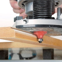Wolfcraft 5-Piece Router Bit Set 8mm Shank - Woodworking Tool Kit