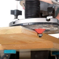 Wolfcraft 5-Piece Router Bit Set 8mm Shank - Woodworking Tool Kit