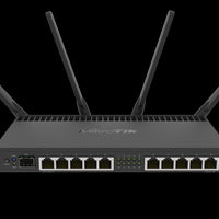MikroTik 10-port Gigabit 1-SFP+ AC WiFi Router | RB4011iGS+5HacQ2H