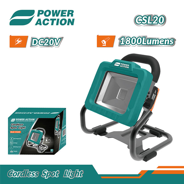 CSL20- 1800LM Power Action Cordless Spot Working LED Light