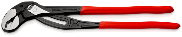 KNIPEX 88 01 400 SB Alligator® XL Pipe Wrench and Water Pump Pliers with non-slip plastic coating black atramentized 400 mm