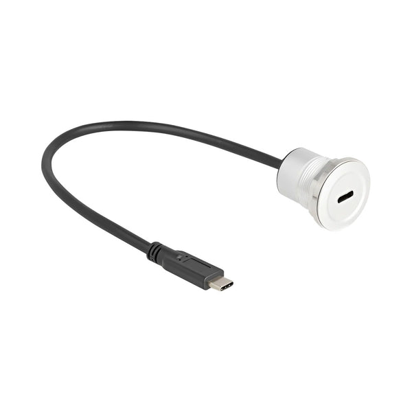 DELOCK 88183 10GBPS USB TYPE-C™ BUILT-IN FEMALE WITH CABLE PLUG - DELOCK-88183