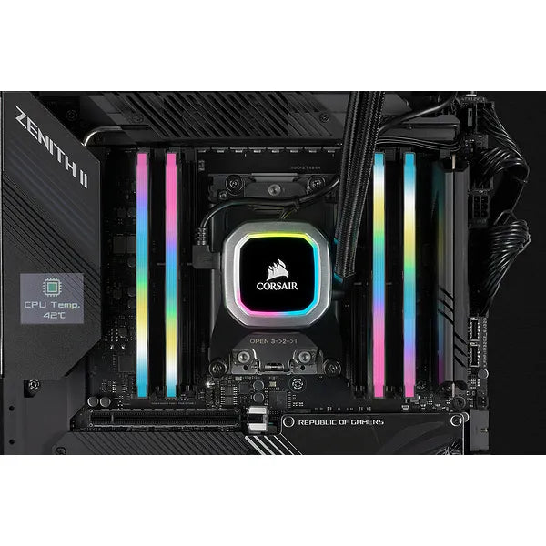 Corsair VENGEANCE® RGB PRO SL 16GB (2 x 8GB) DDR4 DRAM 3200MHz C16 Memory Kit