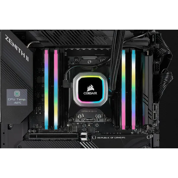 Corsair VENGEANCE® RGB PRO SL 16GB (2 x 8GB) DDR4 DRAM 3600MHz C18 Memory Kit