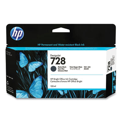 HP DesignJet 728 Matte Black Ink Cartridge | Genuine HP Ink | Buy Now!