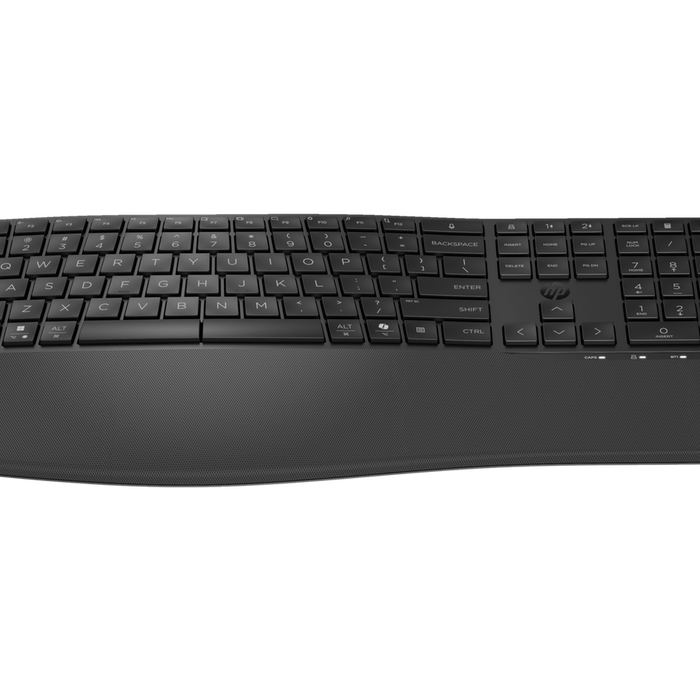 HP 685 Ergonomic Wireless Keyboard - Comfort and Productivity, Black