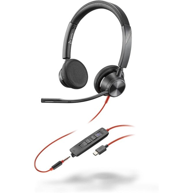 Poly Blackwire 3325 Stereo Microsoft Teams Certified Headset-8X222AA