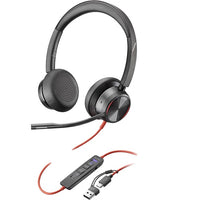 Poly Blackwire 8225 Stereo Microsoft Teams Certified USB-C ANC Headset-8X225AA