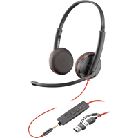 Poly Blackwire 3225 Stereo USB-C Headset Headset