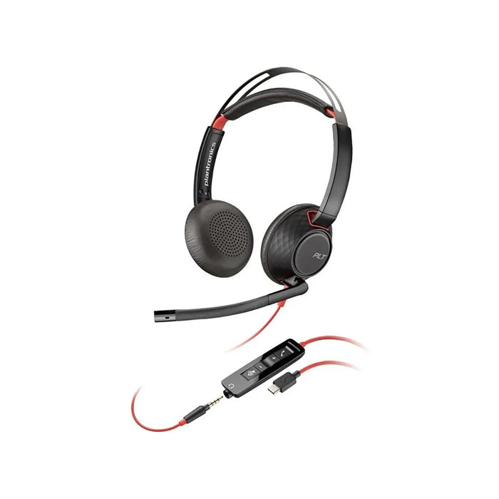 Poly Blackwire 5220 M 3.5mm USB-A+C Headset-8X231AA