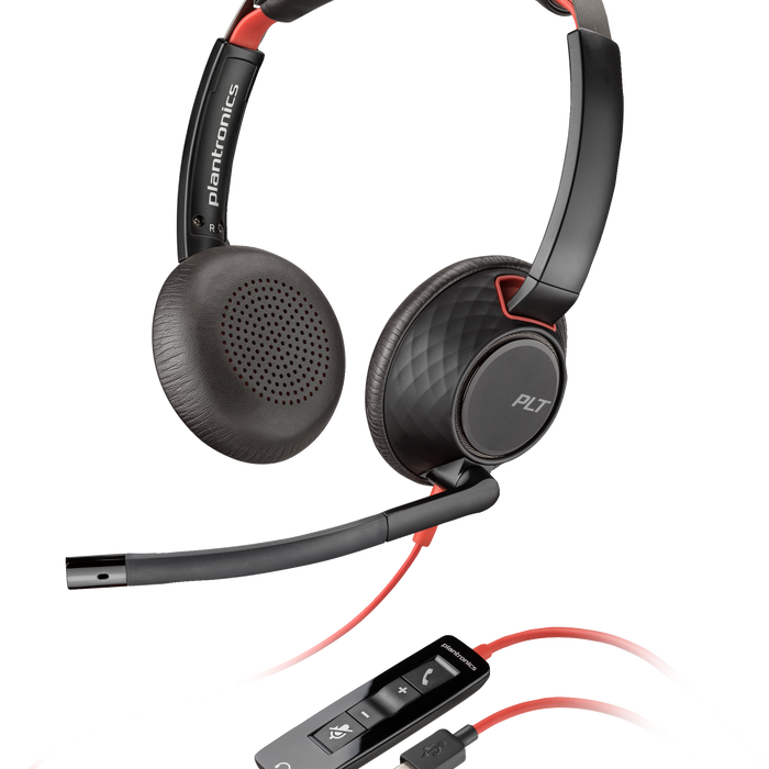 Poly Blackwire 5220 M 3.5mm USB-A+C Headset