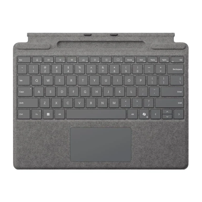 MICROSOFT SURFACE PRO TYPE COVER WITH PEN STORAGE PLATINUM - NO PEN INCLUDED