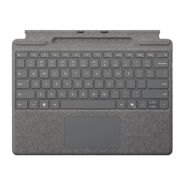 MICROSOFT SURFACE PRO TYPE COVER WITH PEN STORAGE PLATINUM - NO PEN INCLUDED