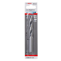 Bosch HSS PointTeQ 8mm Drill Bit: Metal & Wood - High-Speed Steel Twist Drill. Durable & Precise Drilling.