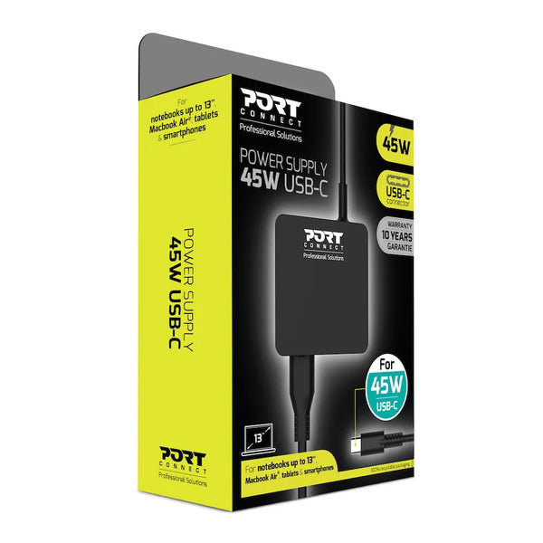 Port Connect 45W USB-C Notebook Adapter