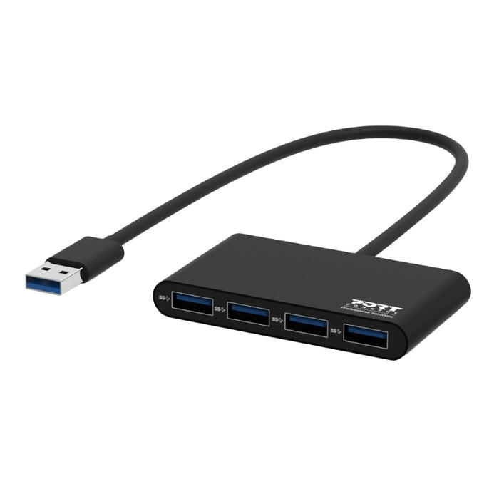 PORT USB3.0 BLACK PLUG & PLAY 4-PORT HUB,900121