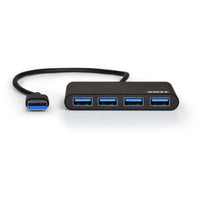 PORT USB3.0 BLACK PLUG & PLAY 4-PORT HUB,900121