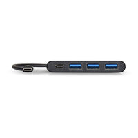 Port USB Type-C to 3 x USB3.0 and 1 x Type-C PD 30cm 4 Port Hub - Black-900122
