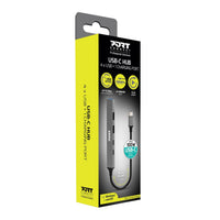 Port USB Type-C Hub 4 x USB + 1 x Charging Port-900163