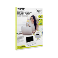 Port Connect 2D Clip On Universal Privacy Filter 15.6