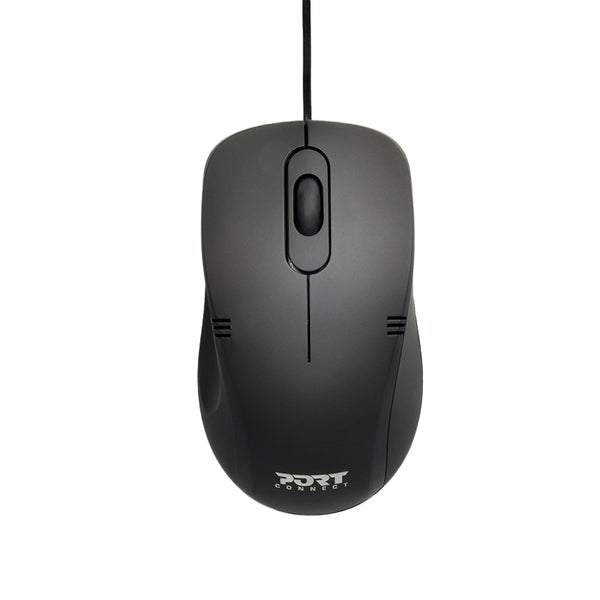 PORT PROFESSIONAL WIRED BLACK MOUSE,900400-PRO