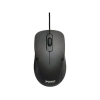 PORT PROFESSIONAL WIRED BLACK MOUSE,900400-PRO