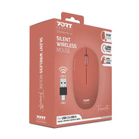 PORT 2.4GHZ COLLECTION II TERRACOTA WIRELESS MOUSE,900542