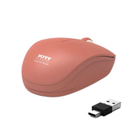PORT 2.4GHZ COLLECTION II TERRACOTA WIRELESS MOUSE,900542