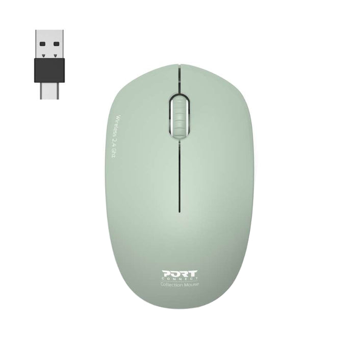 PORT 2.4GHZ COLLECTION II VERT OLIVE WIRELESS MOUSE ,900543