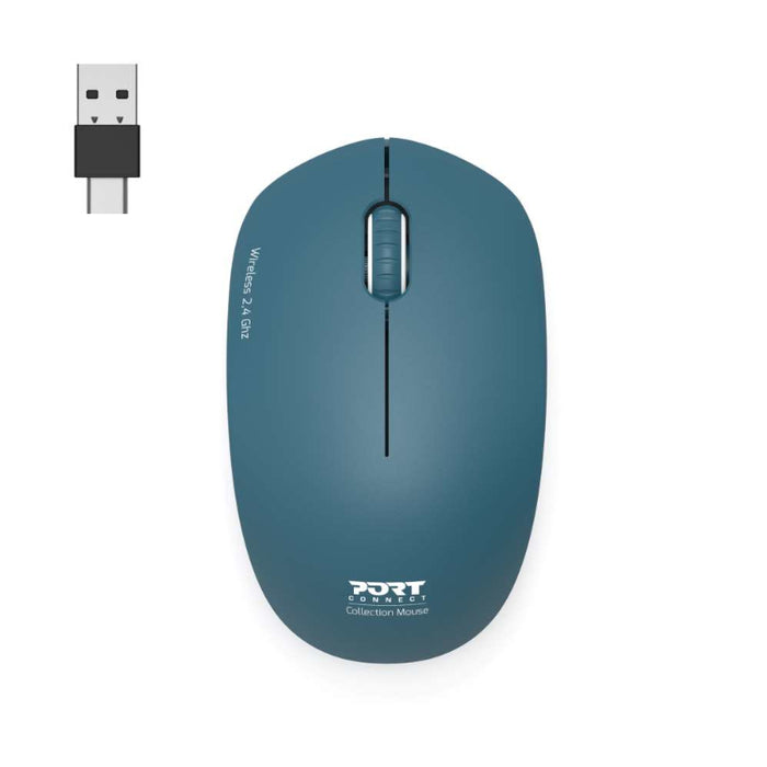 PORT 2.4GHZ COLLECTION II SAPPHIRE WIRELESS MOUSE,900545