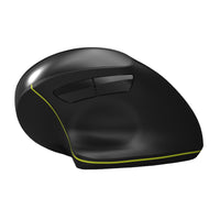 PORT CONNECT BLACK ERGONOMIC RECHARGEABLE BLUETOOTH MOUSE,900706-BT
