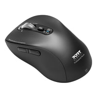 Port Connect Expert Wireless Bluetooth Mouse: Rechargeable, Multi-Device, Ergonomic Mouse for Professionals